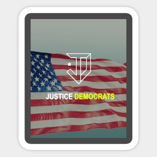 Justice Democrats Sticker